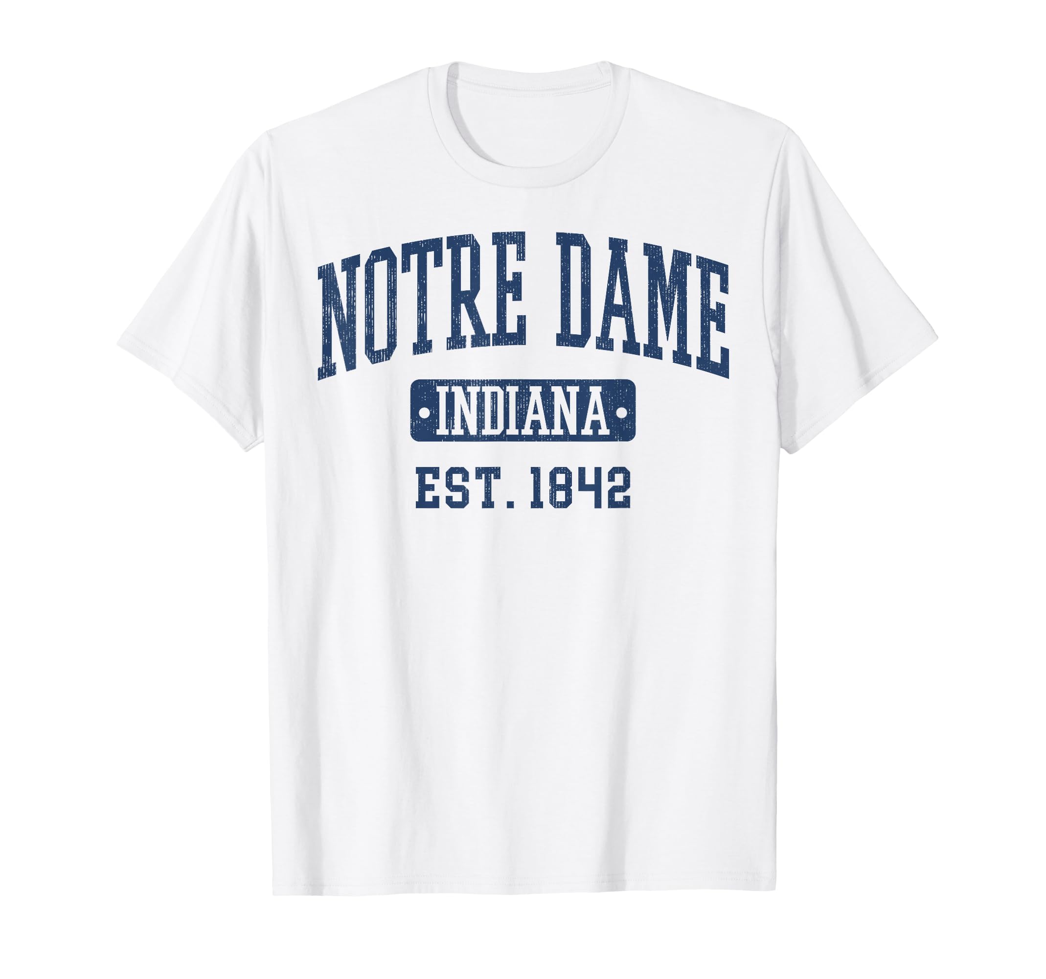 Notre Dame Indiana IN Vintage Athletic Varsity Sports Design T-Shirt
