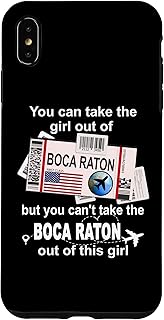 iPhone XS Max Girl from Boca Raton Boarding Pass Flight Ticket Boca Raton Case