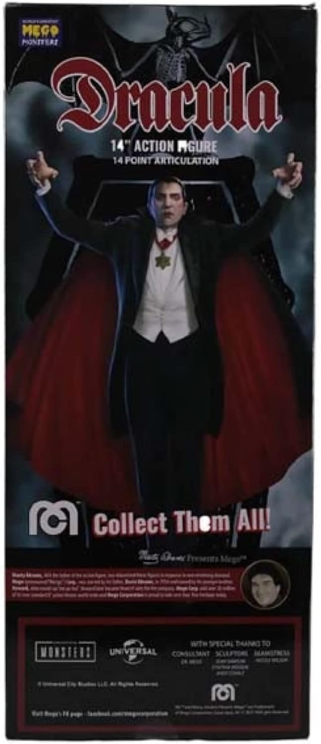 Mego Corp Horror Wave 13 - Dracula 14inch Action Figure - Limited Edition(62824)