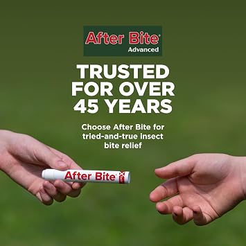 After Bite Advanced Formula - Itch Relief with Sodium Bicarbonate - Ideal for Mosquito & Fire Ant Bites, Bees & More - Portable Pen Applicator - 0.5 oz (4 Pack)