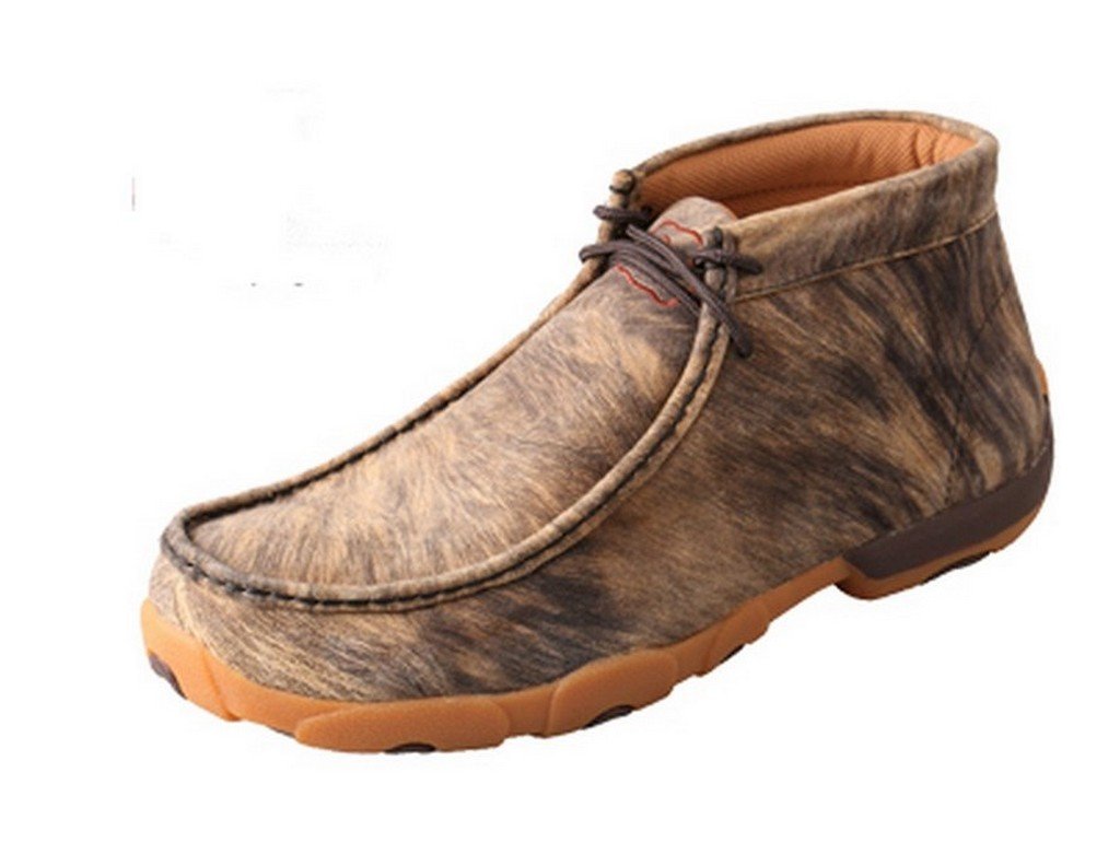 Twisted X Men's Leather Hyena Driving Mocs Distressed 11 D(M) US