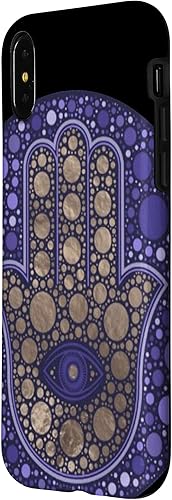 Miniatura 8 de Funda para iPhone 11 Purple Evil Eye and Hamsa Hand