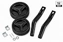 ALLEY RIDER 16 Inch Side Support Training Wheels For Kids Cycle Heavy Duty gallery image