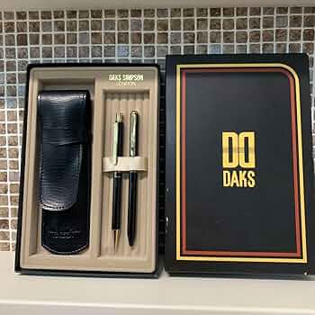 DAKS SIMPSON LONDON ボールペンとシャープペンセット Amazon | DAKS SIMPSON シャープペン&ボールペンセット ケース