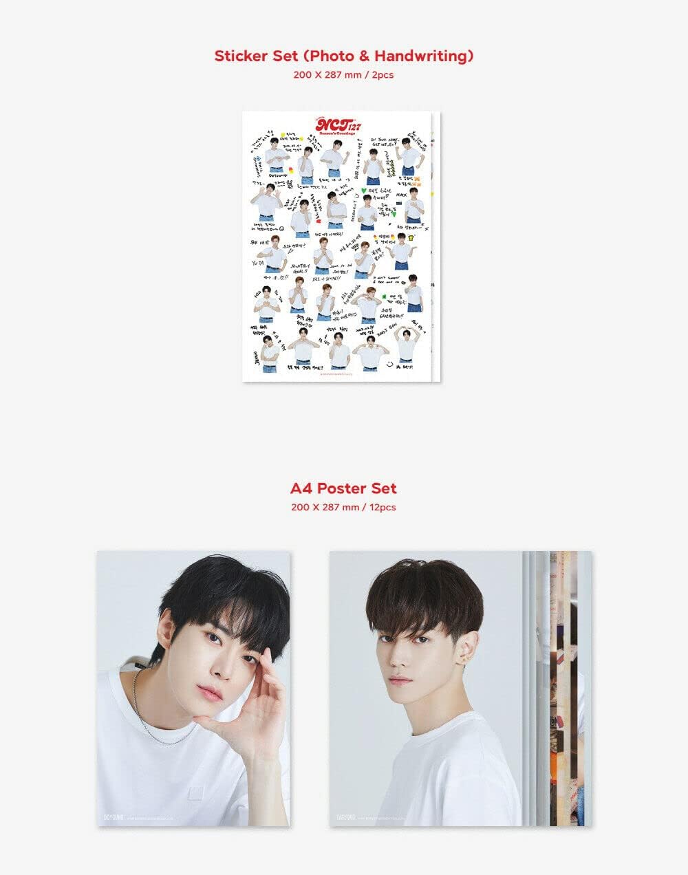 ktown4u.com : NCT 127 - [2026 SM ARTIST SEASON'S GREETINGS MD] 4CUT PHOTO  SET NCT 127 2022年シーズン挨拶 (ランダム装飾ステッカー、フォトカードを含む)