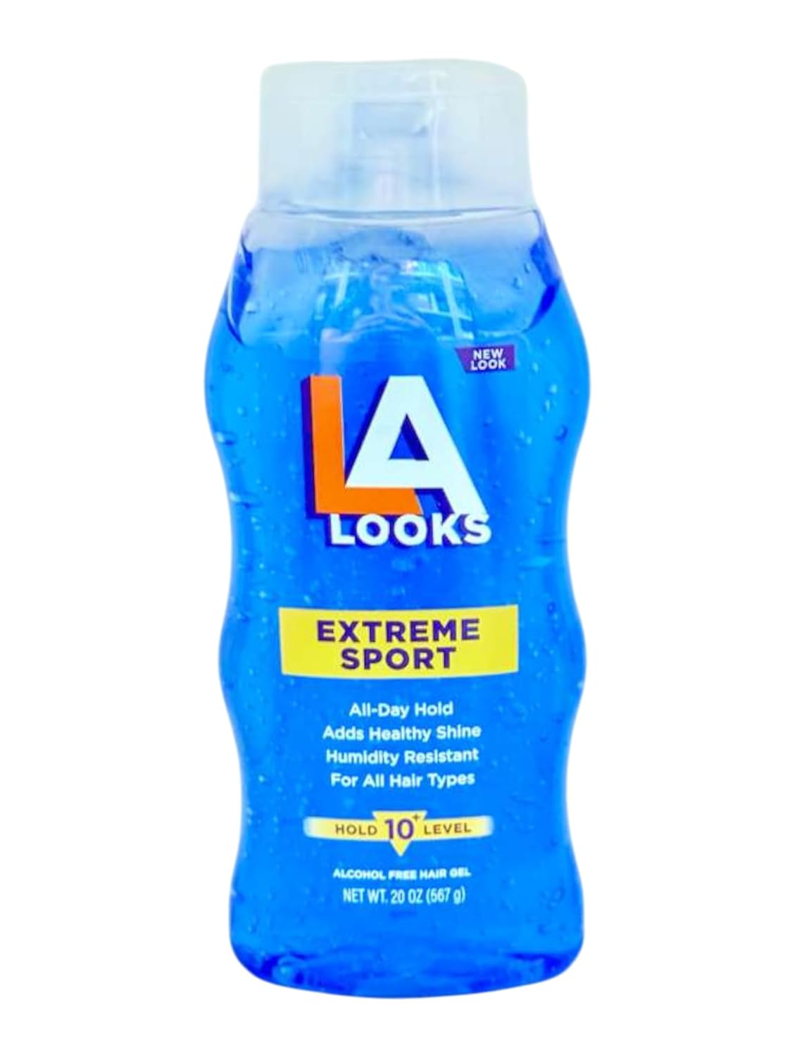 4 Pack Styling Gel L A LOOK XTREME HOLD #10, 20 oz Each – Maximum Hold for Men & Women – Dries Clear, No Flaking – For All Hair Types