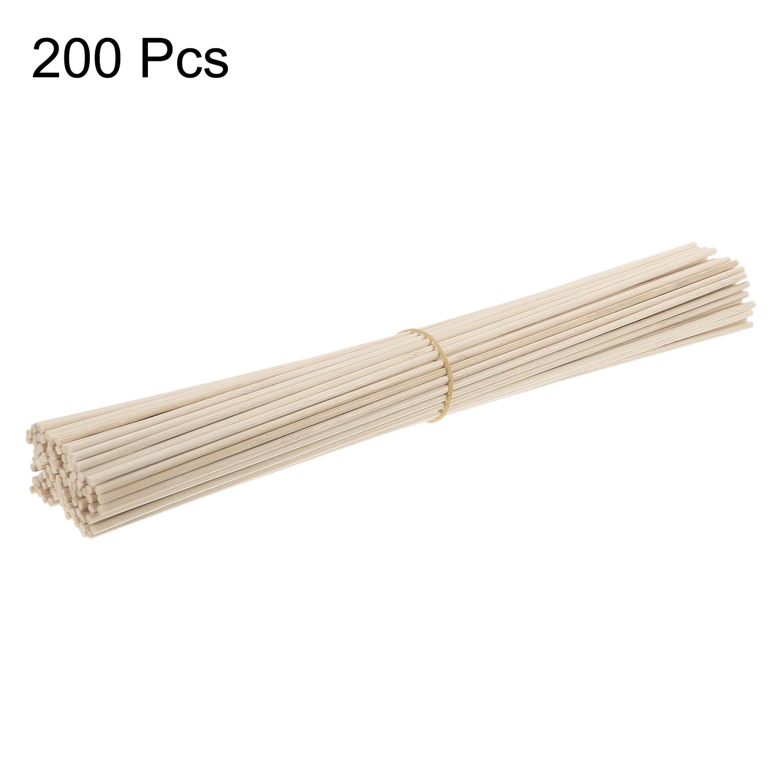 uxcell Wooden Dowel Rods,50cm/20 Round Dowel Rod Wood Sticks,4mm/0.16" Bamboo Stick for Arts Crafts Photo Booth Props - Image 3