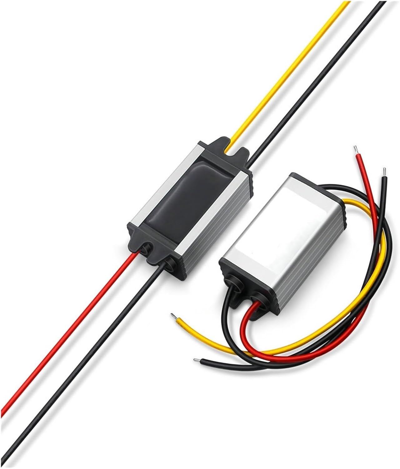 DCからDC 24Vから12Vへの降圧コンバータ1A 2A 3A 4A 5Aステップダウン防水モジュール電圧レギュレータ車用電源アル