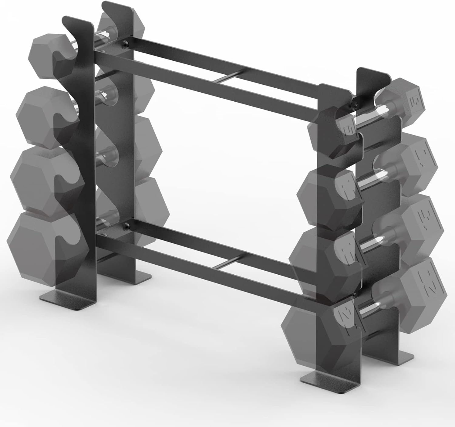 JX FITNESS Adjustable Squat Rack for Barbell Rack Bench Press Home Gym (Squat rack3)