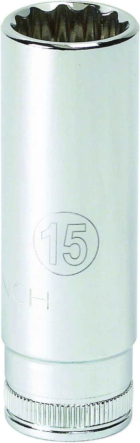 GEARWRENCH 1/4" Drive 6 Point Deep Metric Socket 9mm - 80144