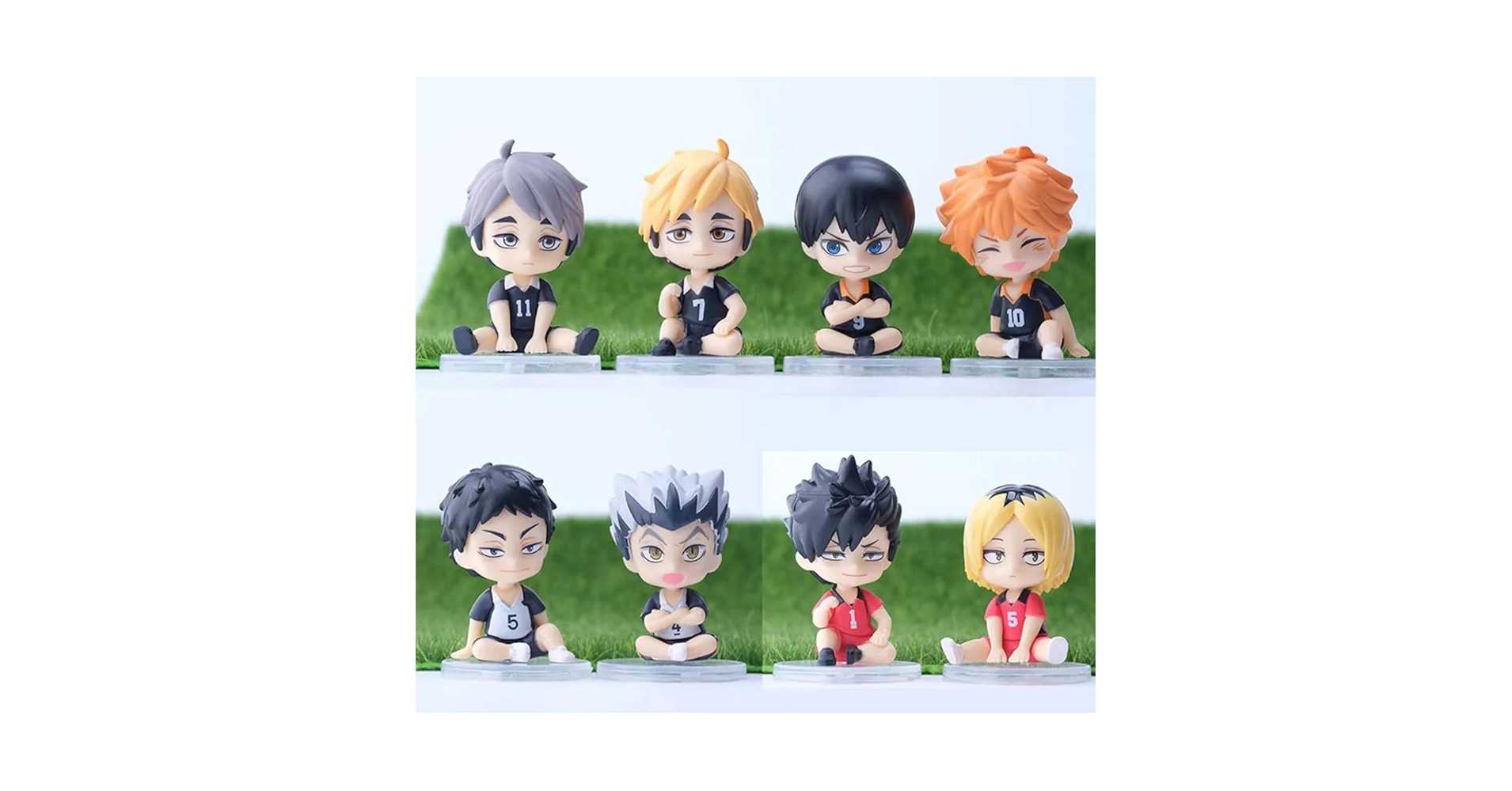 Amazon.co.jp: ハイキュー!! フィギュア 8体 座ってるフィギュア [並行