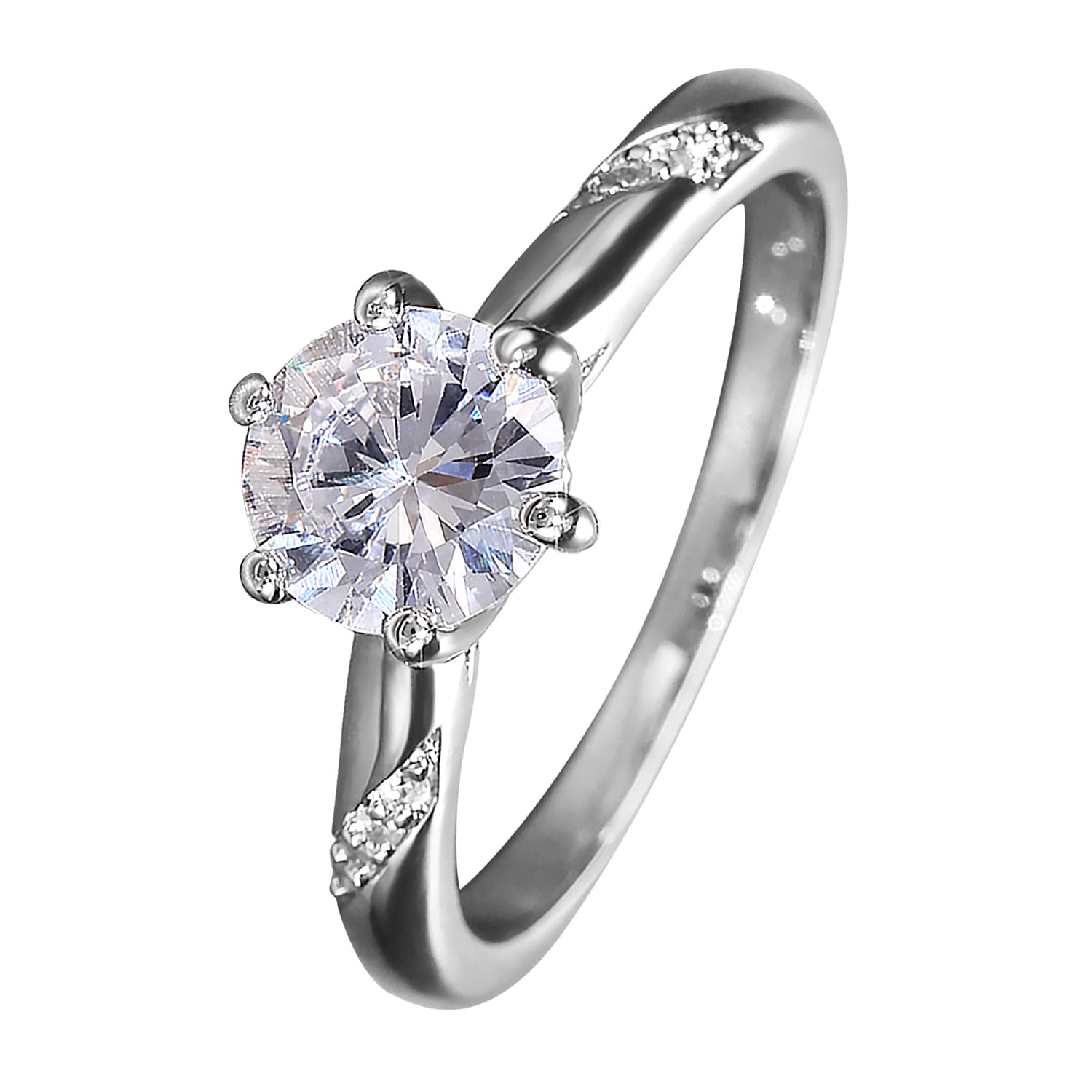 Peora American Diamond Studded Silver Plated Finger Ring Fashion Wear Stylish Jewellery Gift for Girls & Women (PX8R133-7) (B0BTPSYJW7) Amazon Price History, Amazon Price Tracker