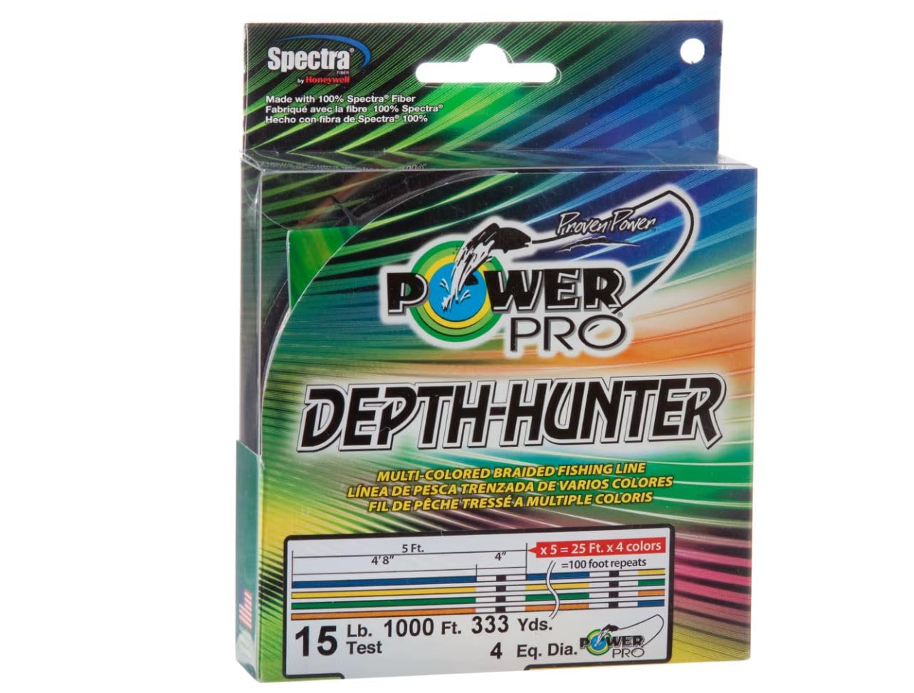 Power Pro Depth-Hunter Metered Line, 65 Pound/ 500 Yard