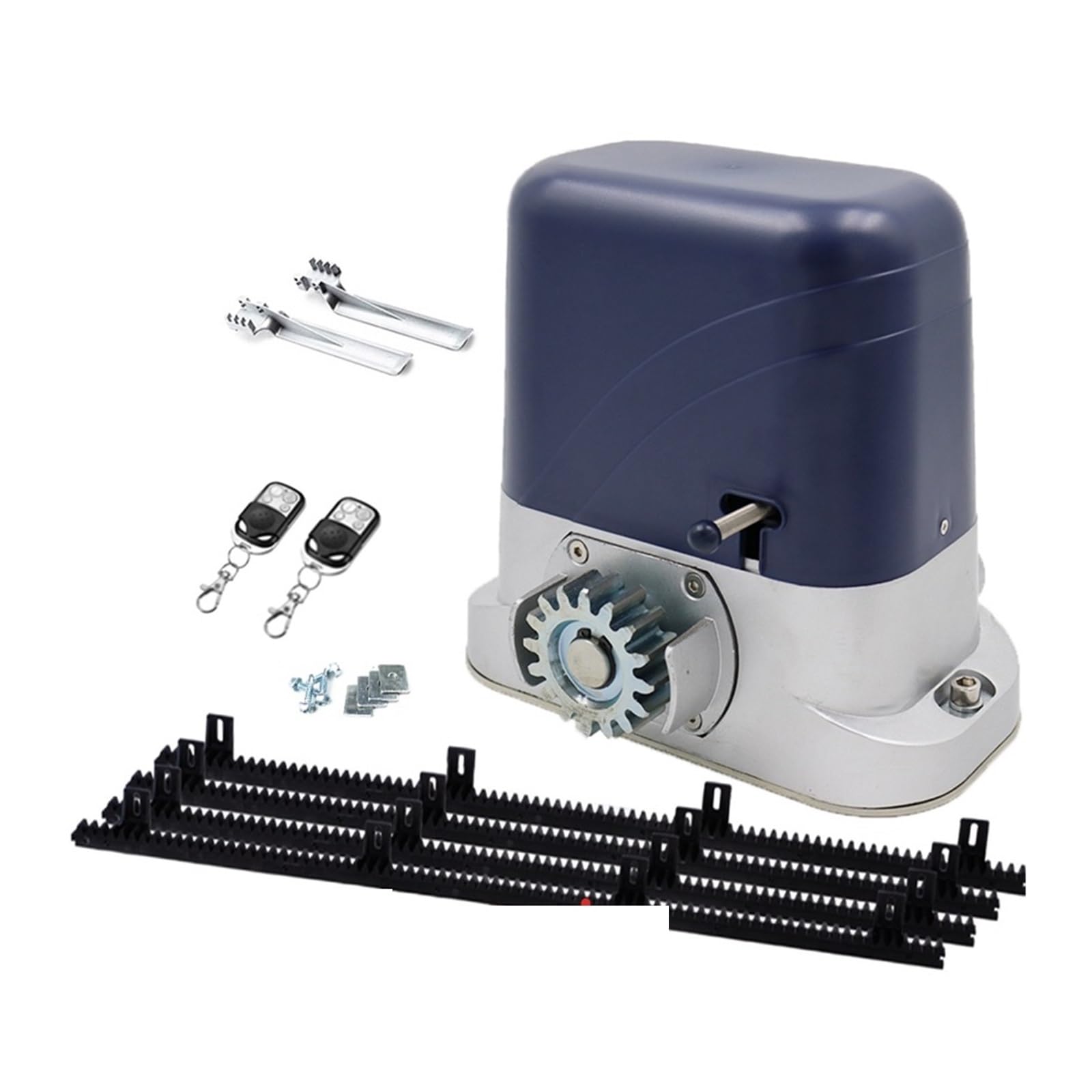 Automatic Gate Opener, Sliding Door Motor with 4m/6m Nylon Racks 500kg/600kg/800kg/1200kg Optional Automatic Gate Opener for Home Factory(6m Racks 800kg)