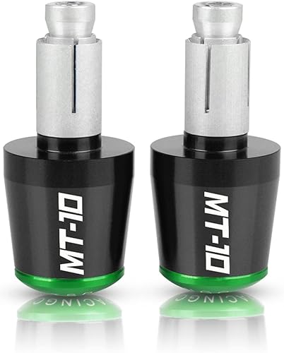 Miniatura 6 de Accesorios de motocicleta 78 "0.866 in manillar empuñaduras de manillar extremos de la barra de mango tapón para Yamaha MT-10 FZ-10 MT10 MT10 MT10SP