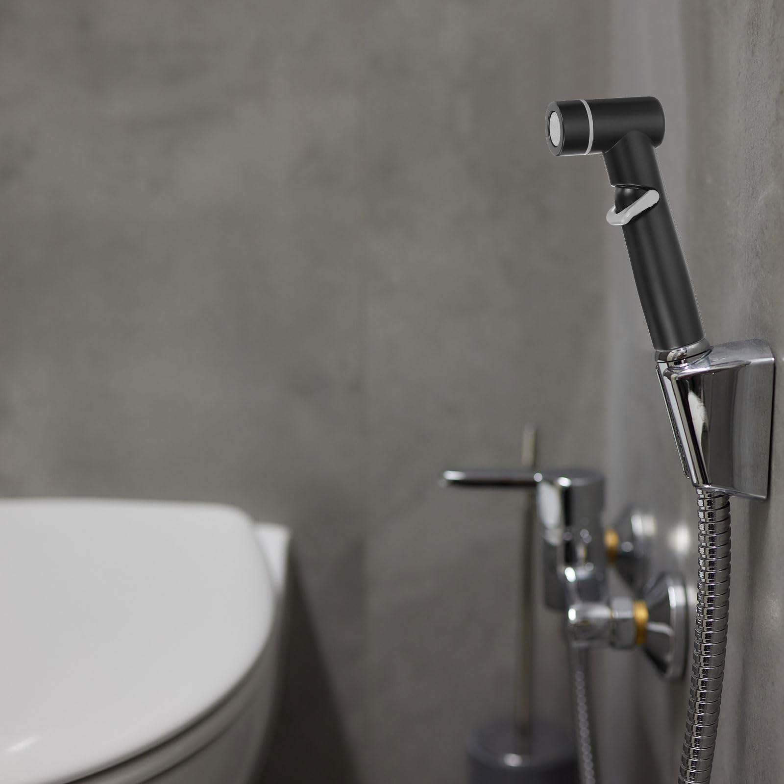 uxcell Bidet Sprayer Pressurized Handheld Bidet Sprayer for Toilet Jet Spray Bidet Attachment Bidet Toilet Sprayer Head for — view 5