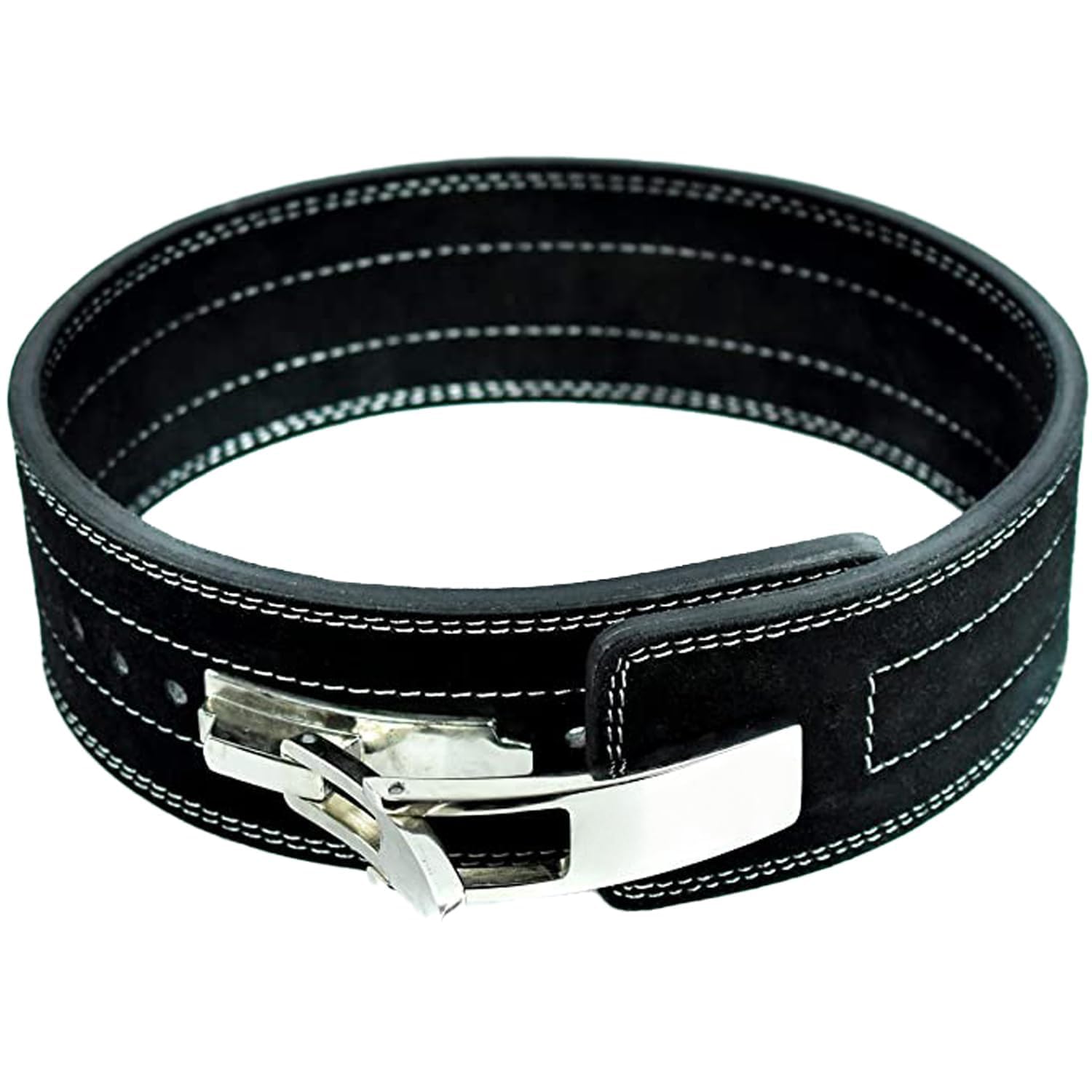 Ceinture d'haltérophilie 10 mm Large Noir