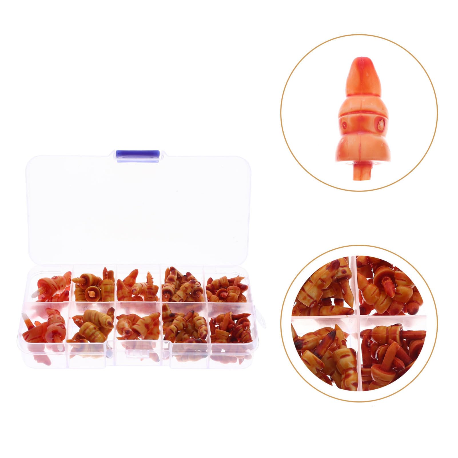 4 Set Naso di Pupazzo di Neve Soprammobili Natalizi Soprammobili Natale Pupazzo di Neve Giocattoli Naso Pupazzo di Neve Pupazzo di Neve di Vacanza Che Fa Il Naso 2 Scatole*4