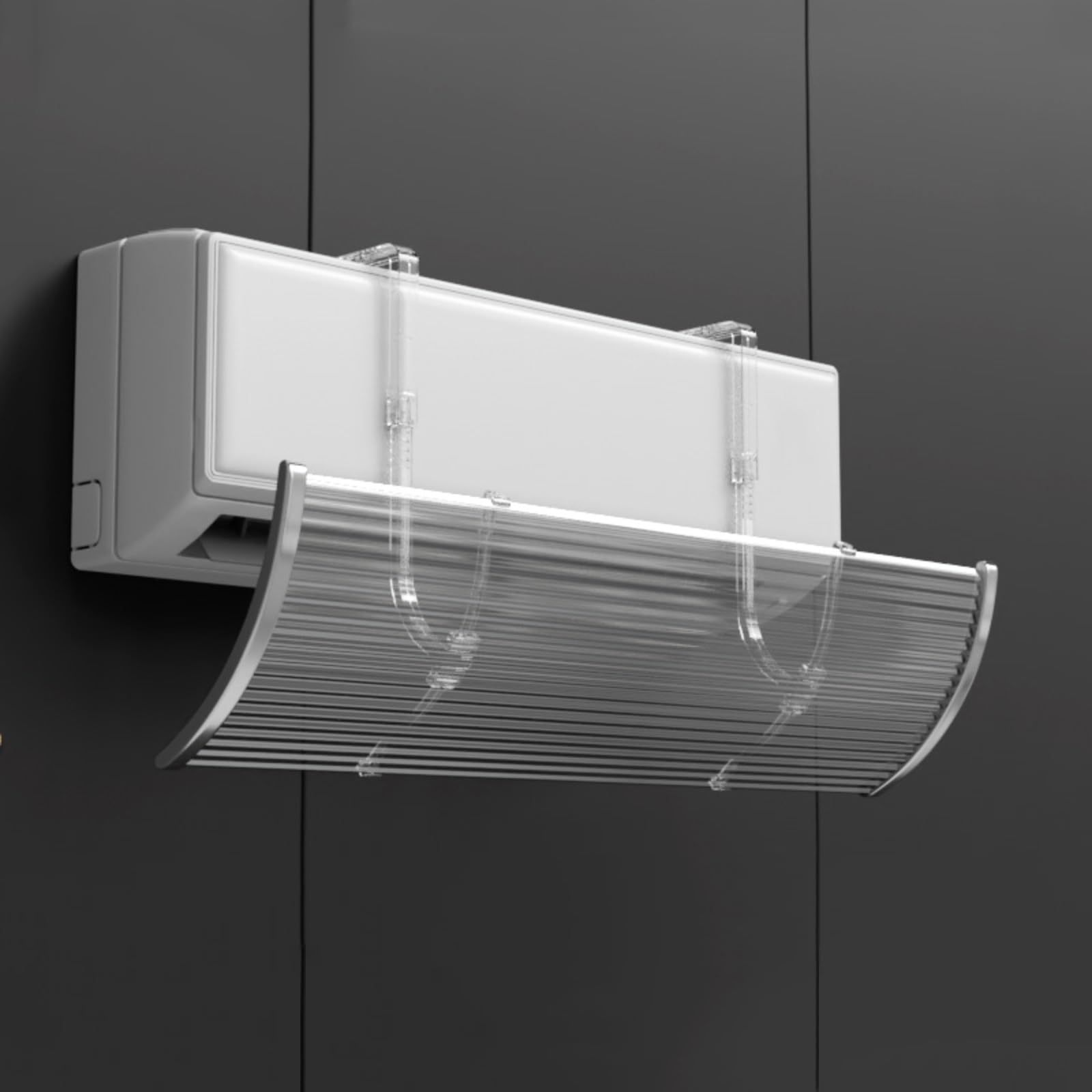 Déflecteur de climatiseur mural anti-vent et panneau de déviation air froid 130 cm
