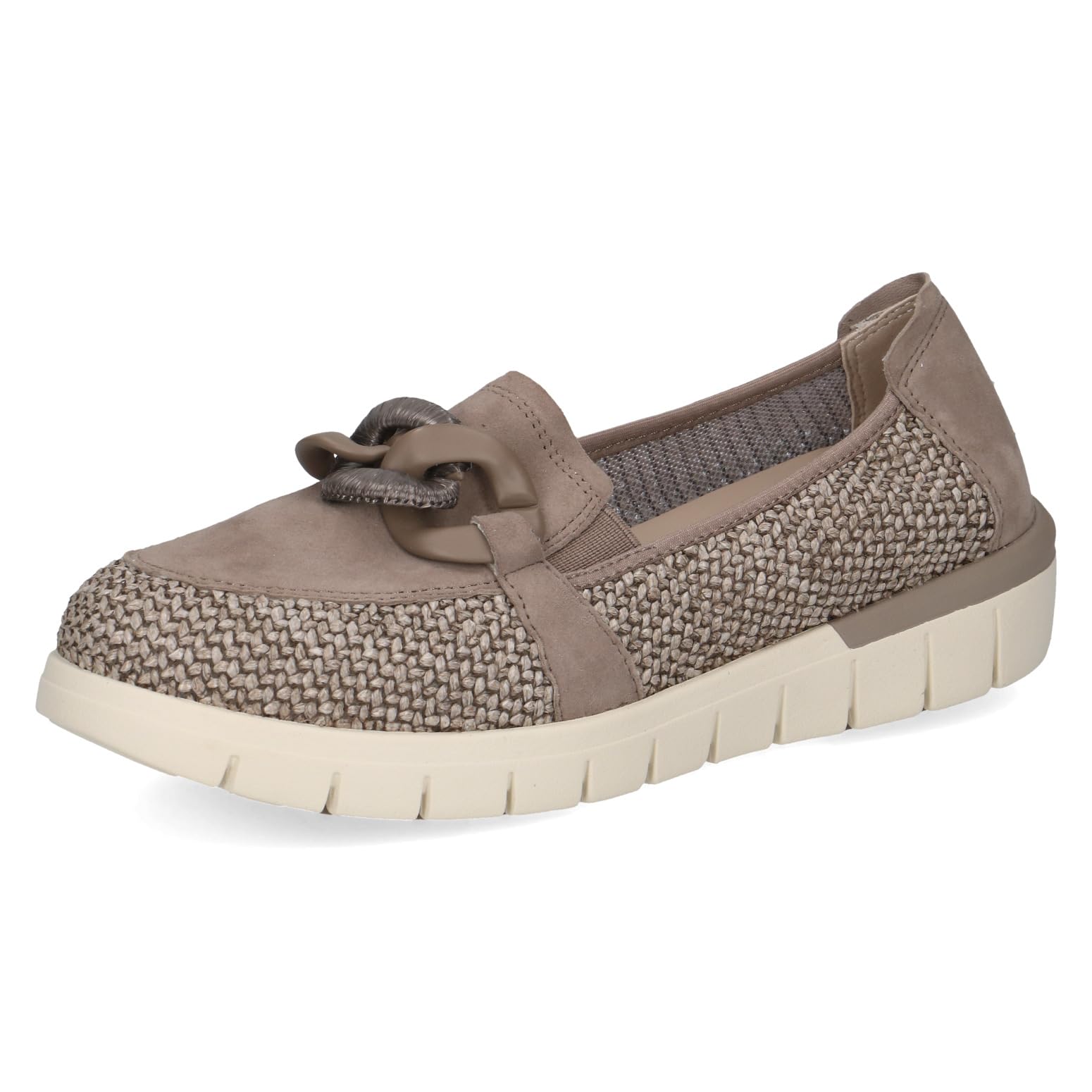 CAPRICE Women's Flat Loafer, Brown (MUD Comb), 6.5 UK