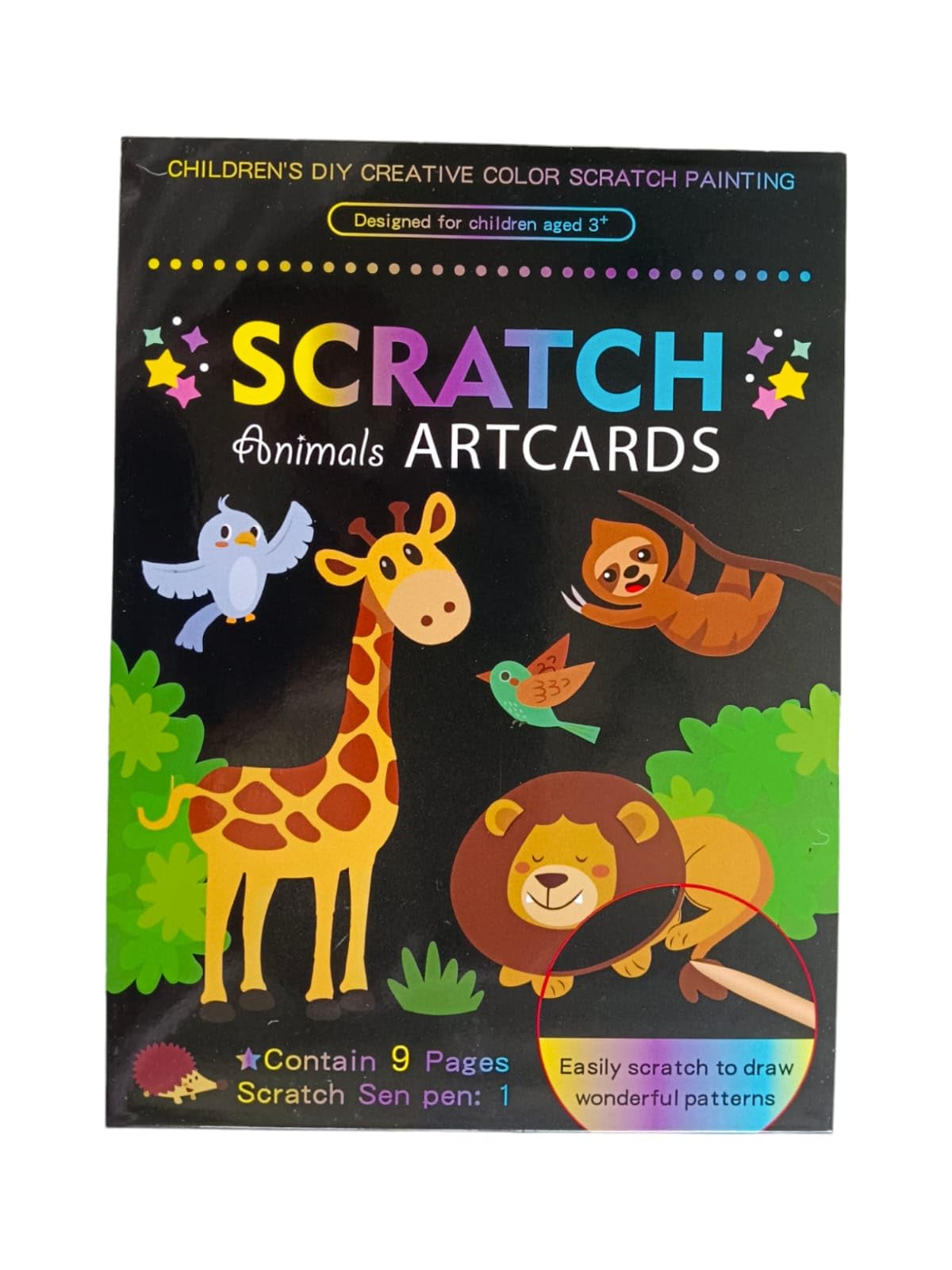 Crowd Clicks® Magic Scratch Paper Art, Colorful Magic Drawing Art Book with 3 Scratch Pen for Birthday Halloween Christmas Party Games Projects Kits (Multicolor) (Pack of 1). (B0D2W7F412) Amazon Price History, Amazon Price Tracker