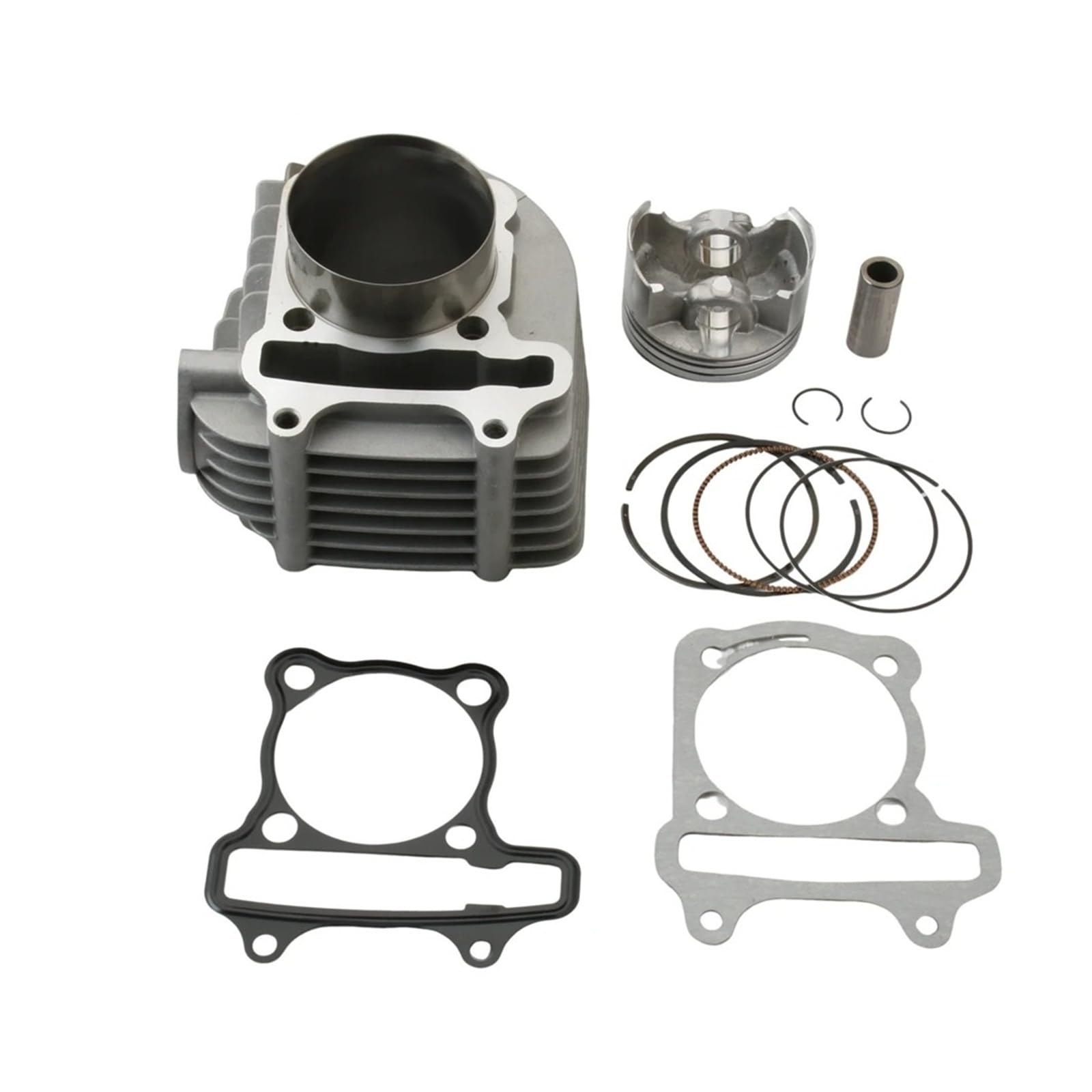 Kolben 4 Ventilkolben Für GP110 Für GY6 125cc 150cc Upgrade Auf 160cc 152QMI 157QMJ 4T Scooter 58,5mm 4V Racing Big Bore Zylindersatz Zylinder