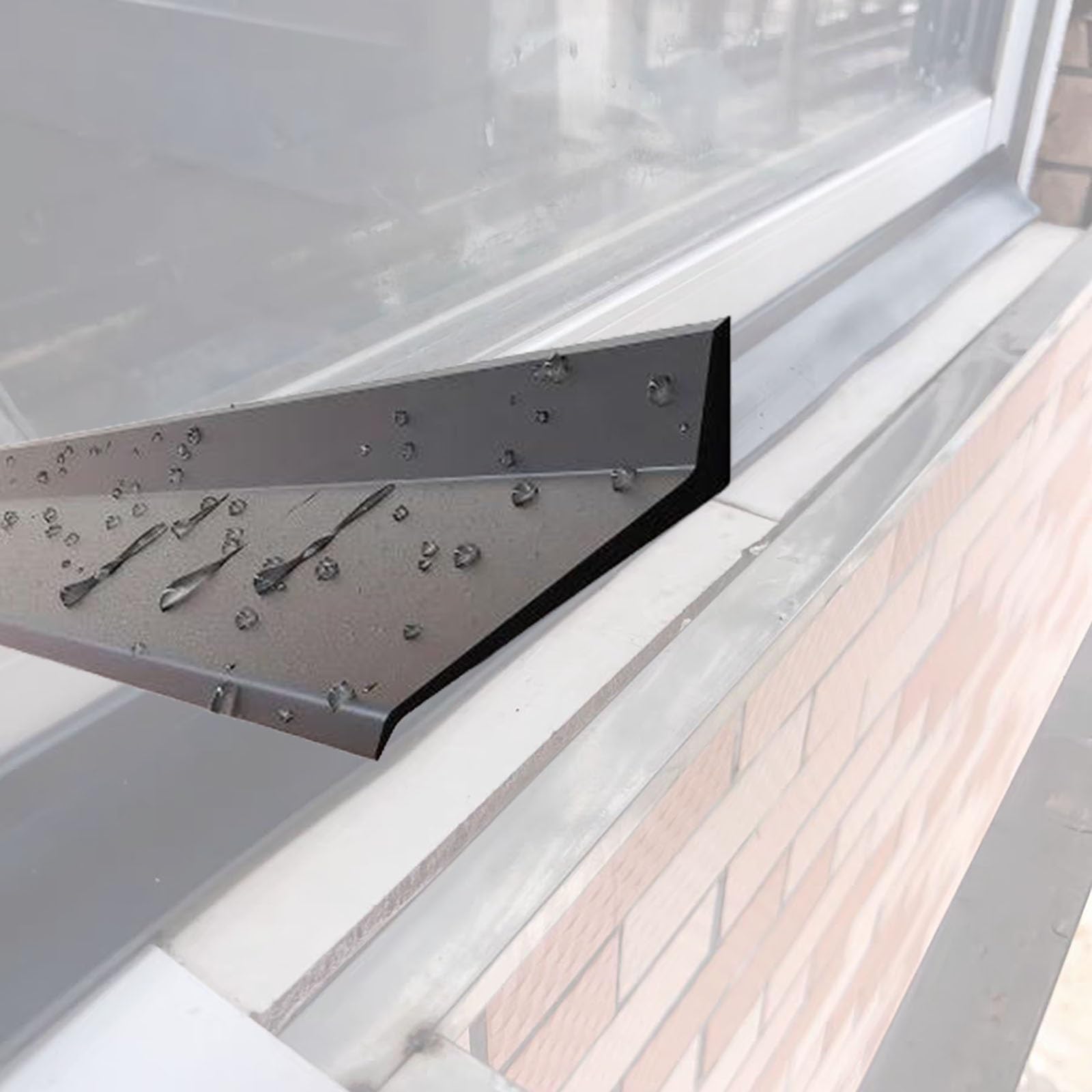 Genérico Burlete Impermeable para alféizares de Ventanas - 55 mm x 3,5 m. Impermeabilización de Caucho para Ventanas y Puertas correderas, protección contra la Lluvia y la Humedad. Sellador impermeab