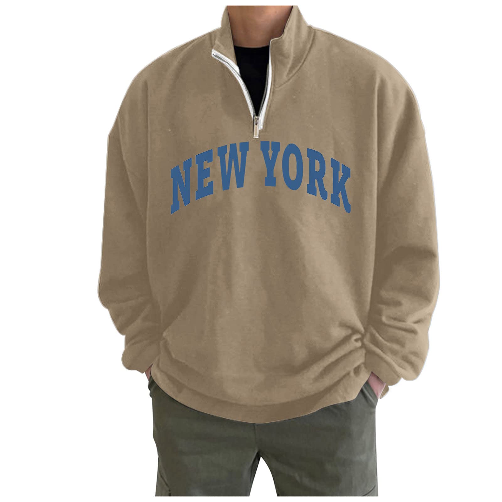 Casual Mens Jumper Sweater NQyIOS Mens Jumper Sweatshirt Mens