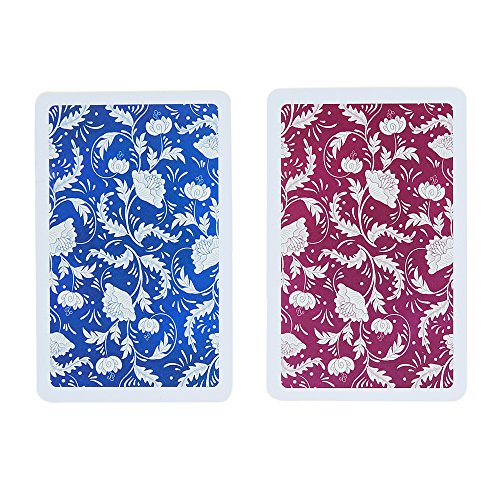 Baralho Class Natural Estojo Duplo Naipe Grande - Azul/Vinho - Copag