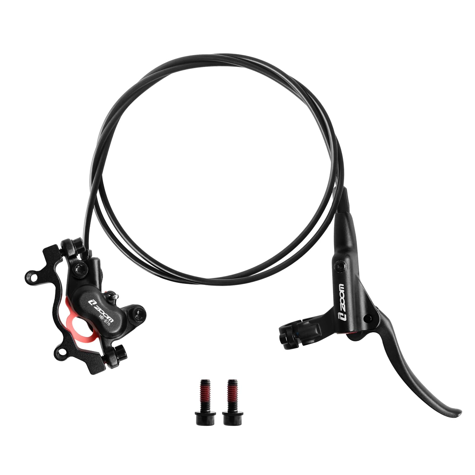 Amazon.com: Z00M HB876 4-Pistons Hydraulic Disc Brake Set, MTB