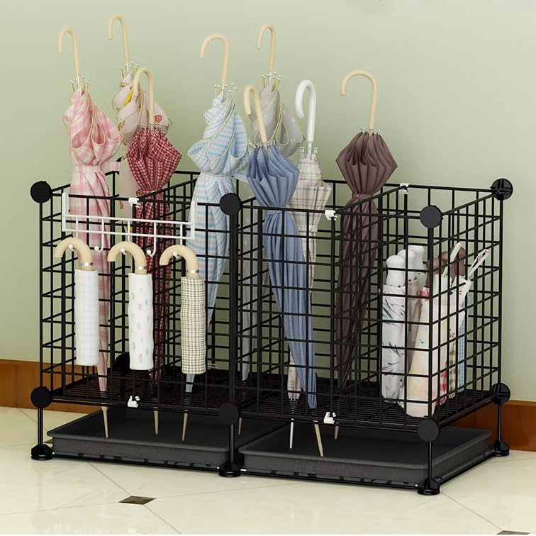 Miniatura 4 de 30 conectores de cubo de alambre, conectores de cubo de almacenamiento de plástico, conector organizador de cubos de rejilla de alambre para