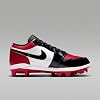 Tacos de béisbol Nike Jordan 1 Retro MCS Low para hombre (Gym Red/White/Black) 6