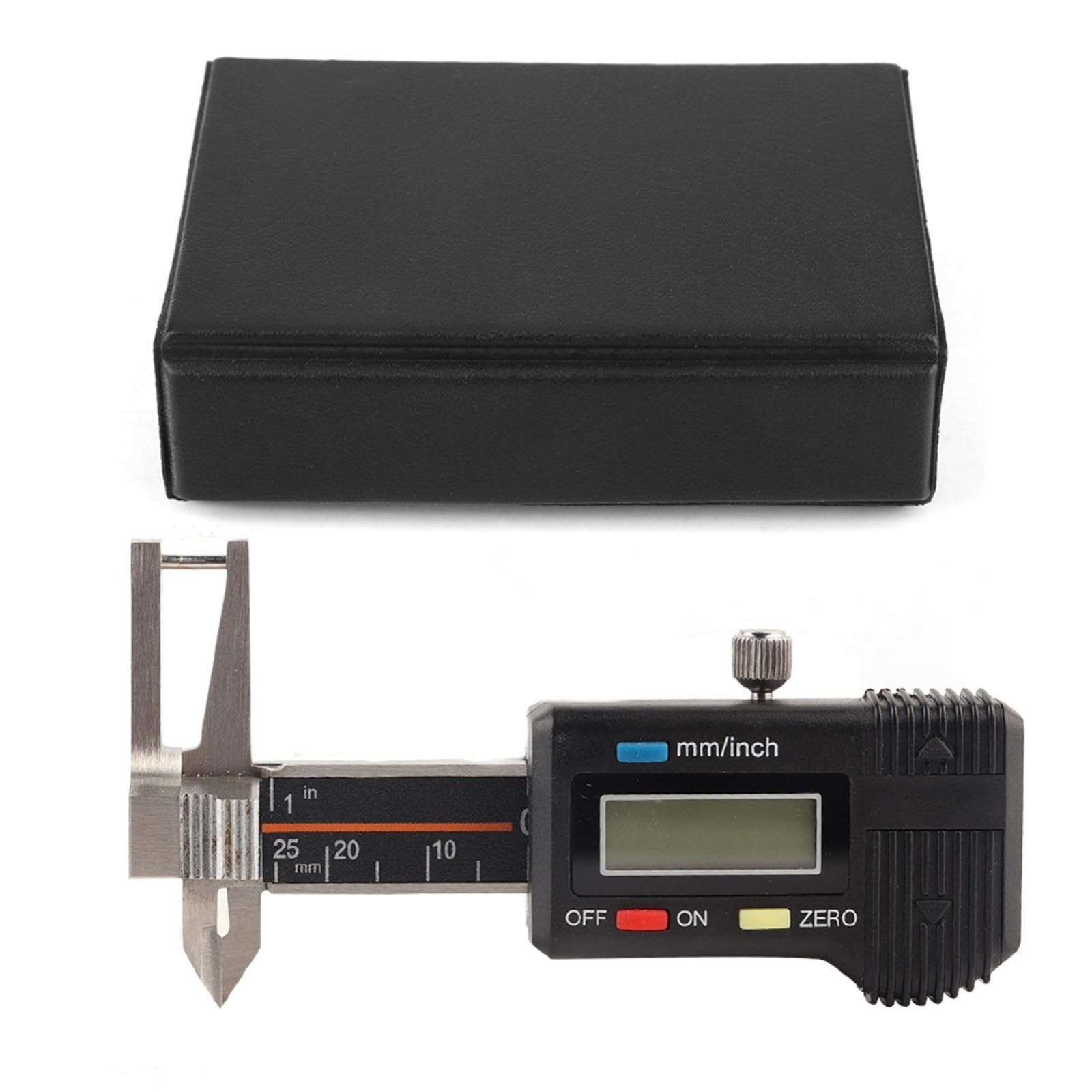 Regla de calibrador Digital de Calibre de 0-25 mm, calibrador de Piedras Preciosas con Pantalla Digital electrónica de 0,01 mm para medidor de Espesor de Tarjetas de joyería