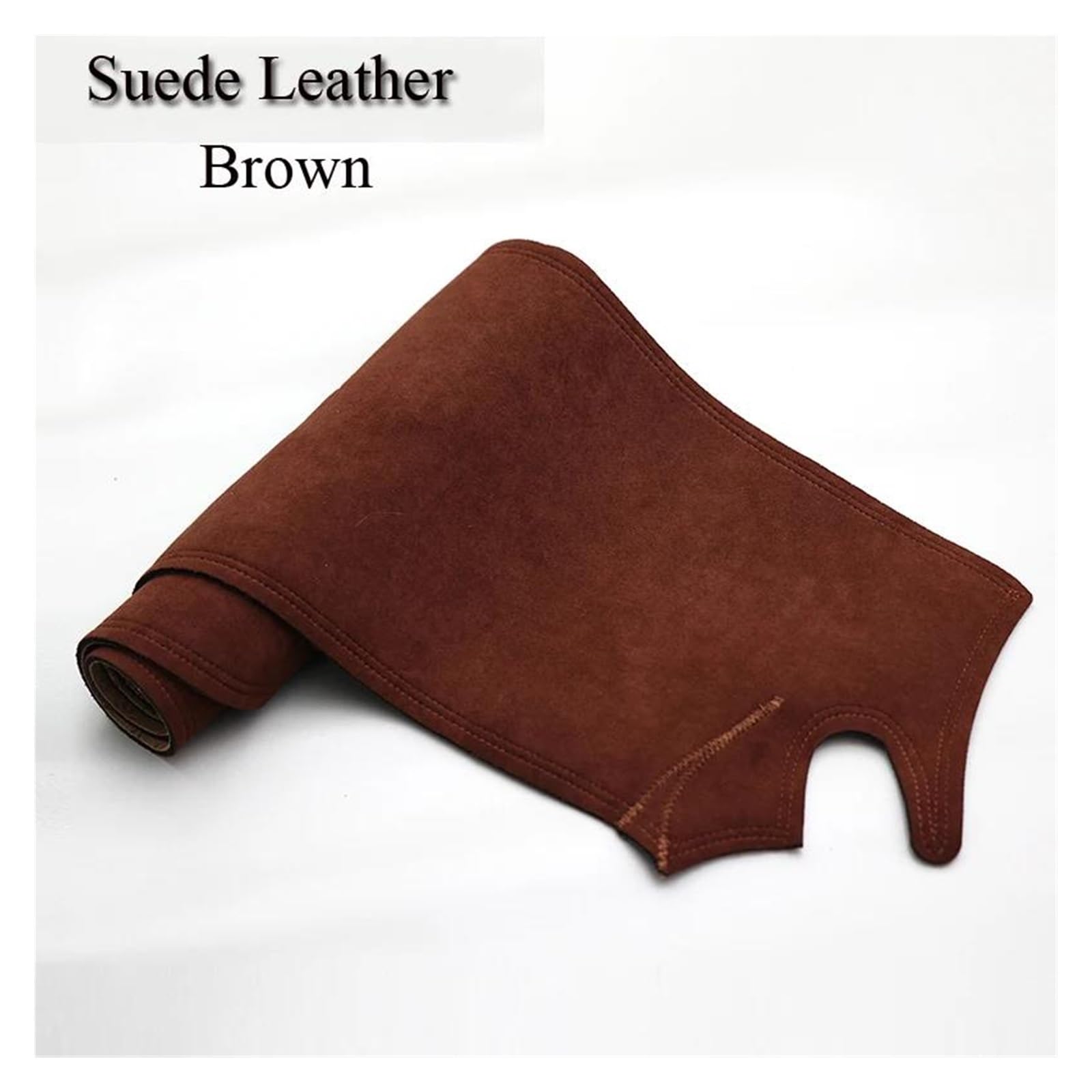 Tapis Tableau Bord intérieur Voiture Tapis Tableau Bord en Cuir Suédé pour Toyota pour Alphard pour Vellfire 20 AH20 2008-2014 Accessoires Voiture Pare-Soleil(Brown6,LHD)