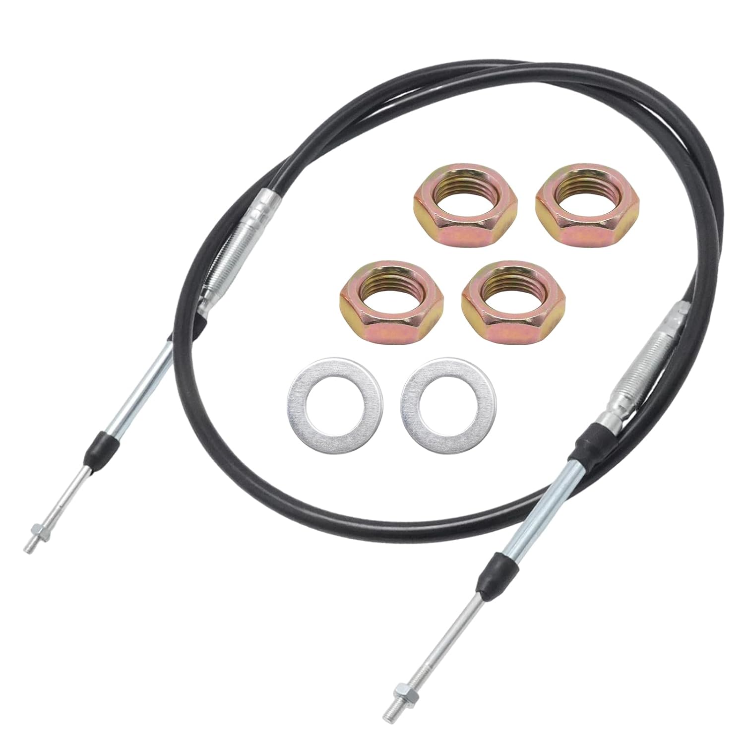 72 Inch Universal Control Cable, Replacement for Products 5200 Series Universal Mount Cable for PTO Valve Dump Truck, Replaces 5203BBU072