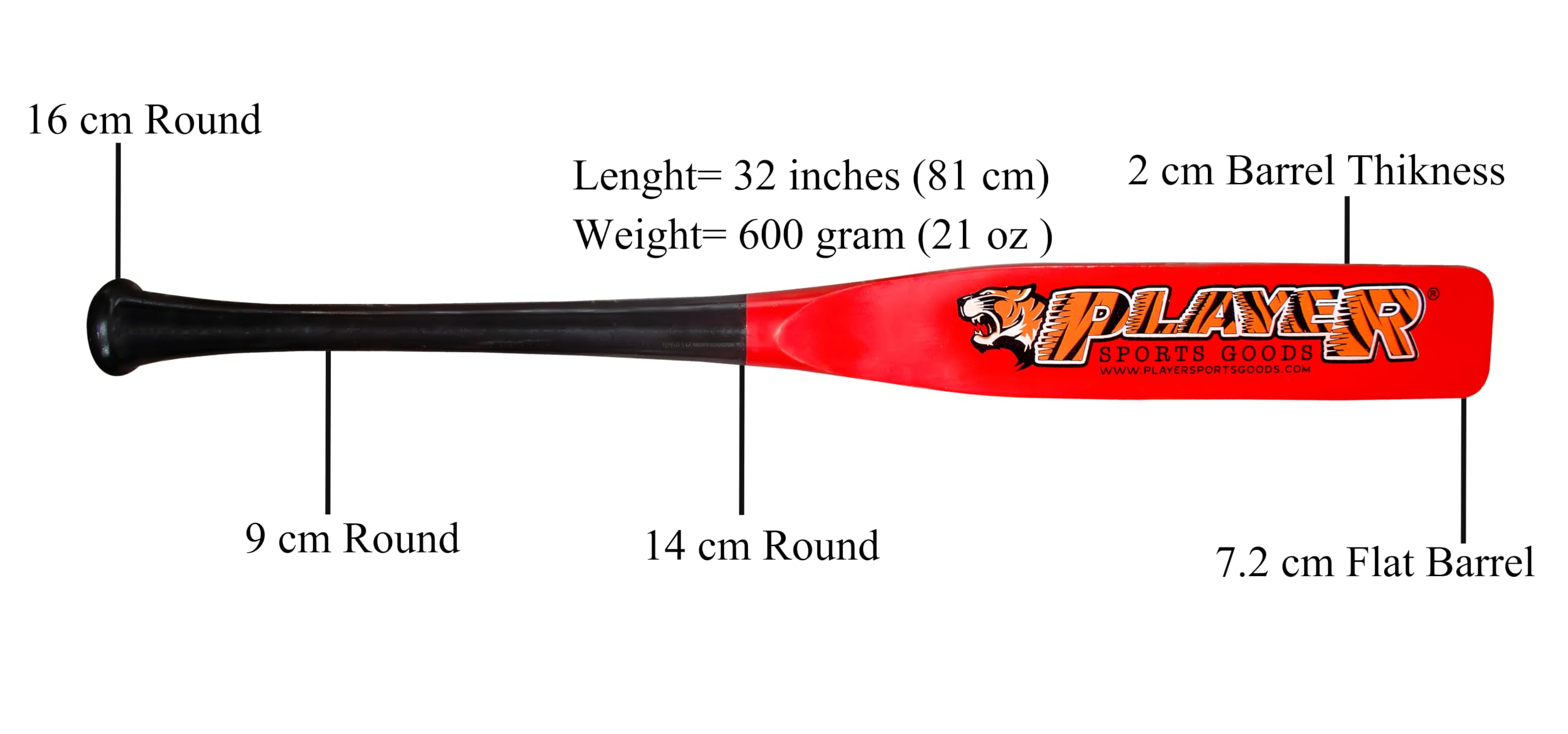 LLC kij baseballowy i softballowy, klonowy, 81,3 cm, waga: 623,7 g/naczynie: 7 cm, dla dorosłych i profesjonalnych graczy czerwony i czarny