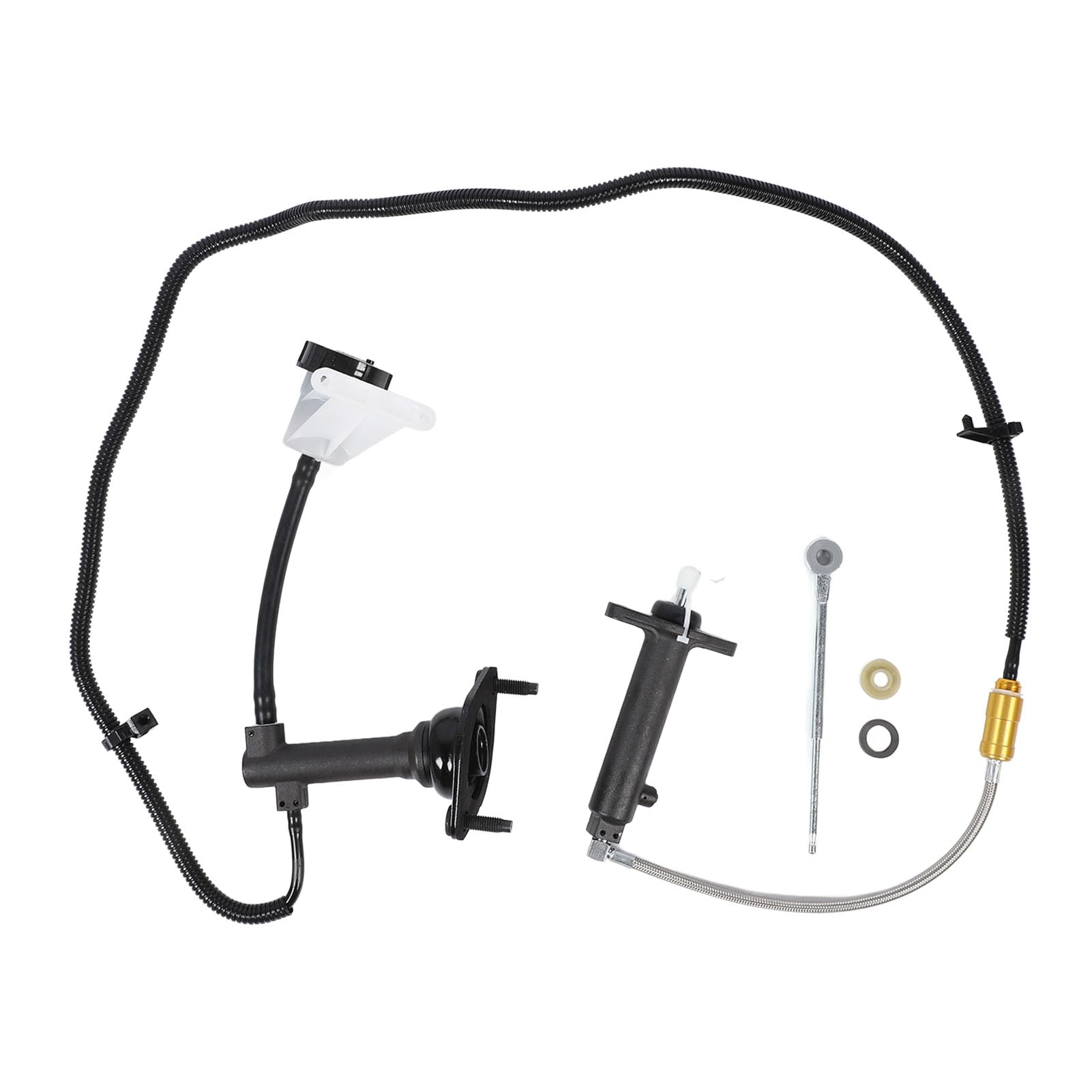 Sprzęgło Master and Slave Cylinder Assembly, PS0517 Wysokiej Twardości ze Stopu Metalu Profesjonalne Sprzęgło Dormanter i Slave Cylinder Assembly dla 1500 2500 3500 2000 do 2003
