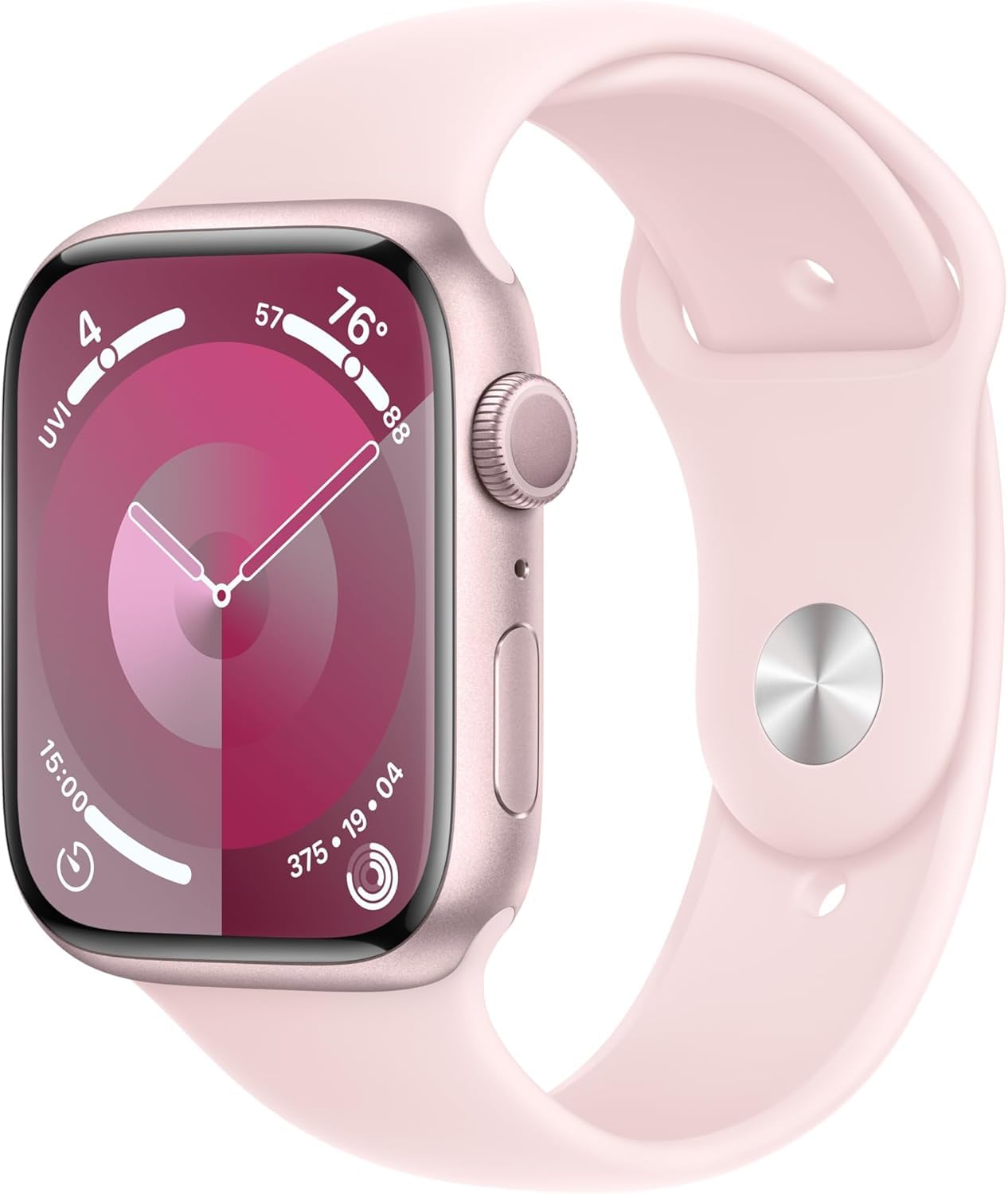 Amazon.com: Apple Watch Series 9 [GPS 45mm] Pink Aluminum Case