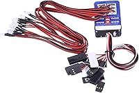 Vista 9 de Luz intermitente RC, kit de sistema de iluminación LED de 12 luces intermitentes de simulación para 1/10 1/8 RC coche/camión/oruga luces LED