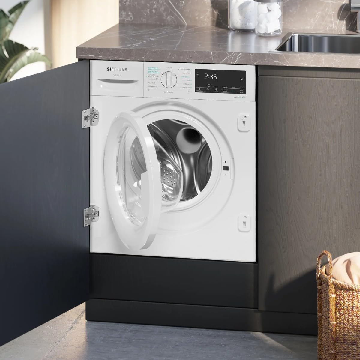 Lavadora Secadora Siemens 8kg/5kg 1400 RPM Blanca - WK14D490ES