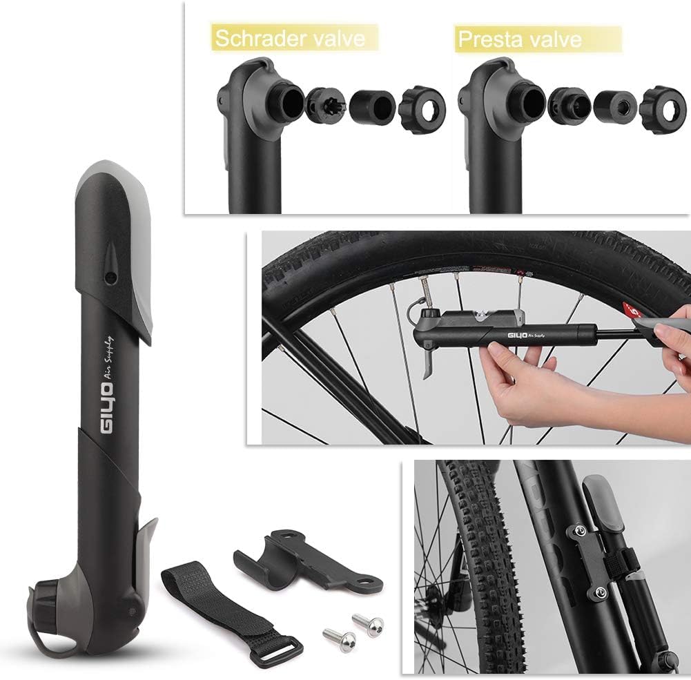 Kit di Riparazione Biciclette Fengzio con Pompa, Multitool e Strumenti di Emergenza 16 in 1
