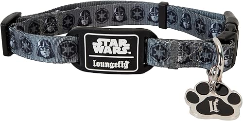 Loungefly Pets Star Wars Darth Vader - Collar para perro (tamaño mediano) Loungefly Pets Star Wars Darth Vader - Collar para perro (tamaño mediano)