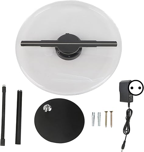 Miniatura 6 de Ventilador holográfico 3D, ventilador de holograma de ojo desnudo de 11.8 in, ventilador LED de visualización publicitaria, proyector holográfico