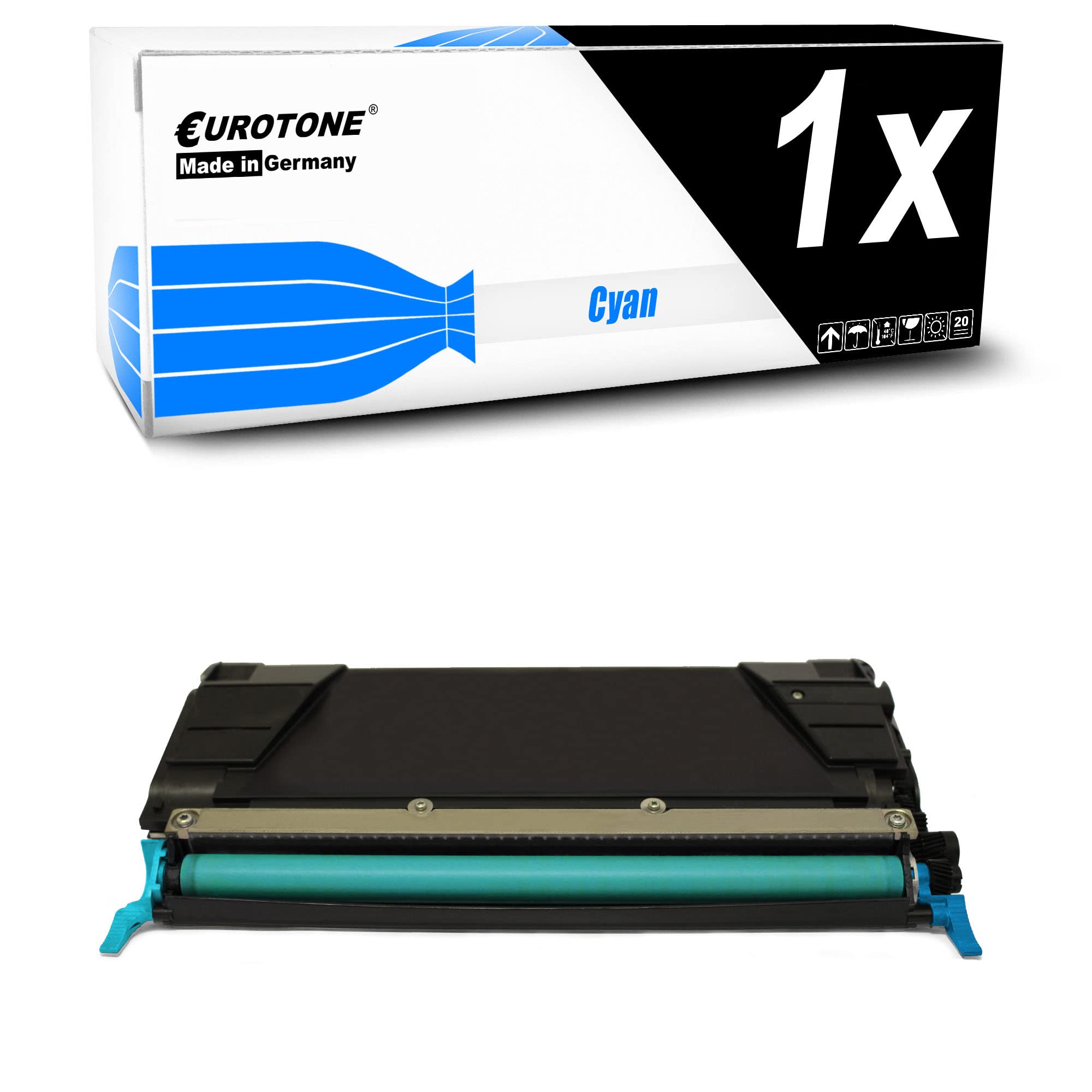 Toner cyan Lexmark C734 C736 Eurotone remplace 0C736H1CG - 8