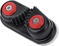 Vista 4 de Tacos de leva, aleación de aluminio negro, soporte de hebilla de anclaje para kayak, yate, barco, accesorio de bloque pequeño para kayak, accesorios