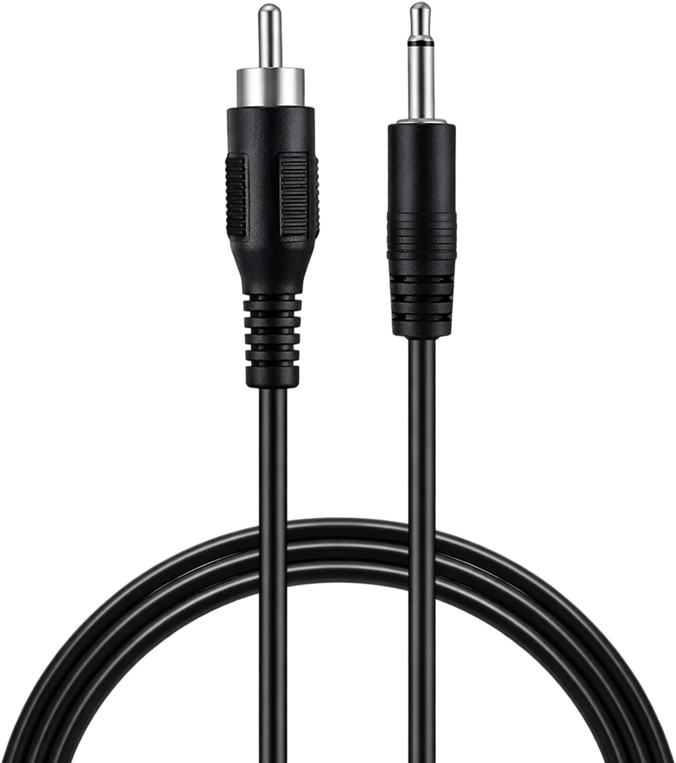 3.5mm to RCA Audio Cable, 6.5ft Mono 3.5mm to RCA Cable Adapter, 1/8 Inch Male Plug Male Audio Plug Jack Connector for Headphone, Speakers, Subwoofer, Pre-Amp,TV