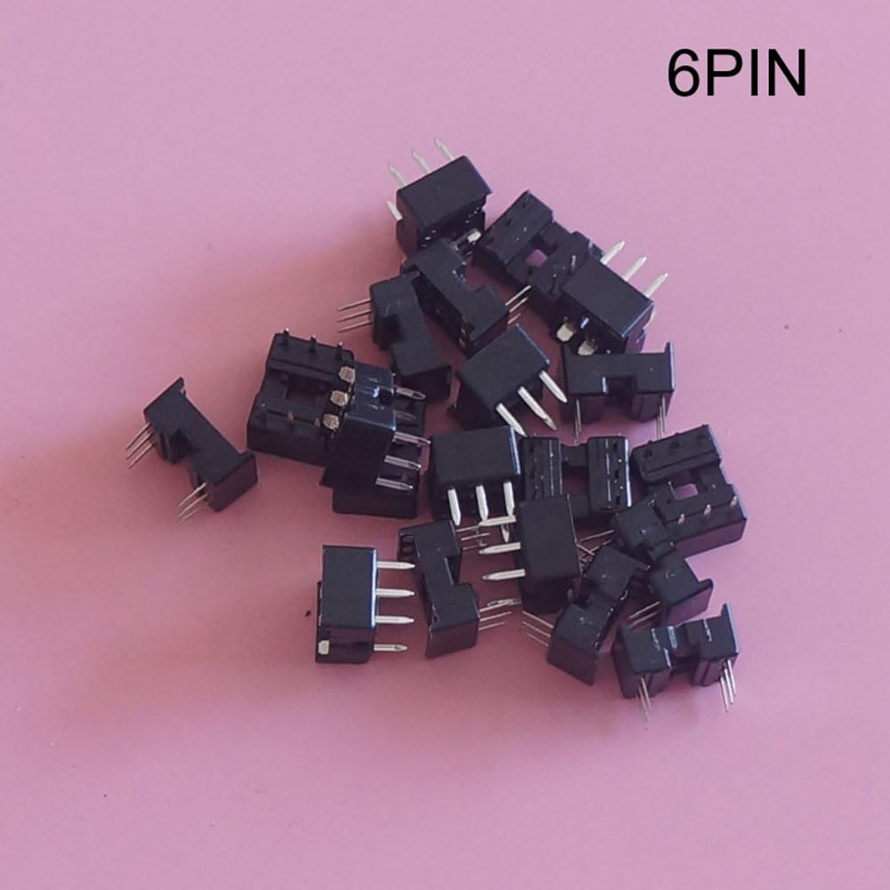 6 Pins DIP Ic Sockets Adaptor Solder Type Socket 2.54mm