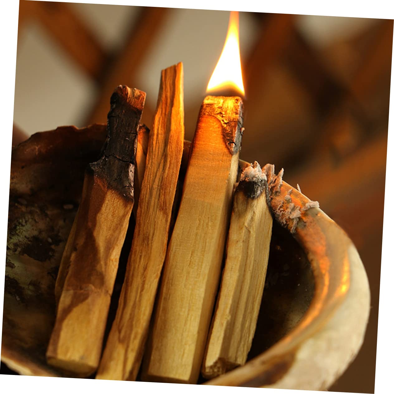 25pezzi Legnetti Aromatici Naturali Legno Per Meditazione e Purificazione Aria Per Yoga e Ambienti Calmi