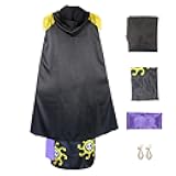 Queen Cosplay Costume Anime Black Kimono Dress Cheongsam Cloak Women Halloween Outfits Full Set
