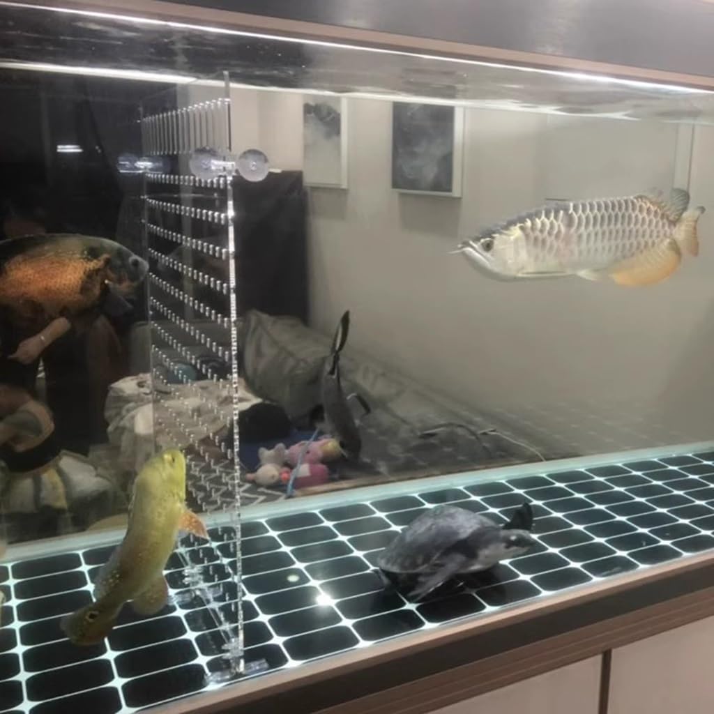 Aquarium Fish Tank Divider, Acrylic Aquarium Fish Tank Divider Clear Kit for All Type Fish Tank, Can Be Cut, Customizable